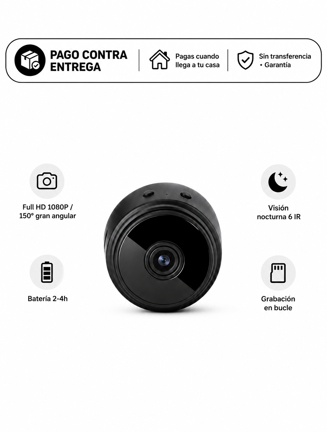 Mini Cámara Go PRO — Tu tranquilidad siempre conectada