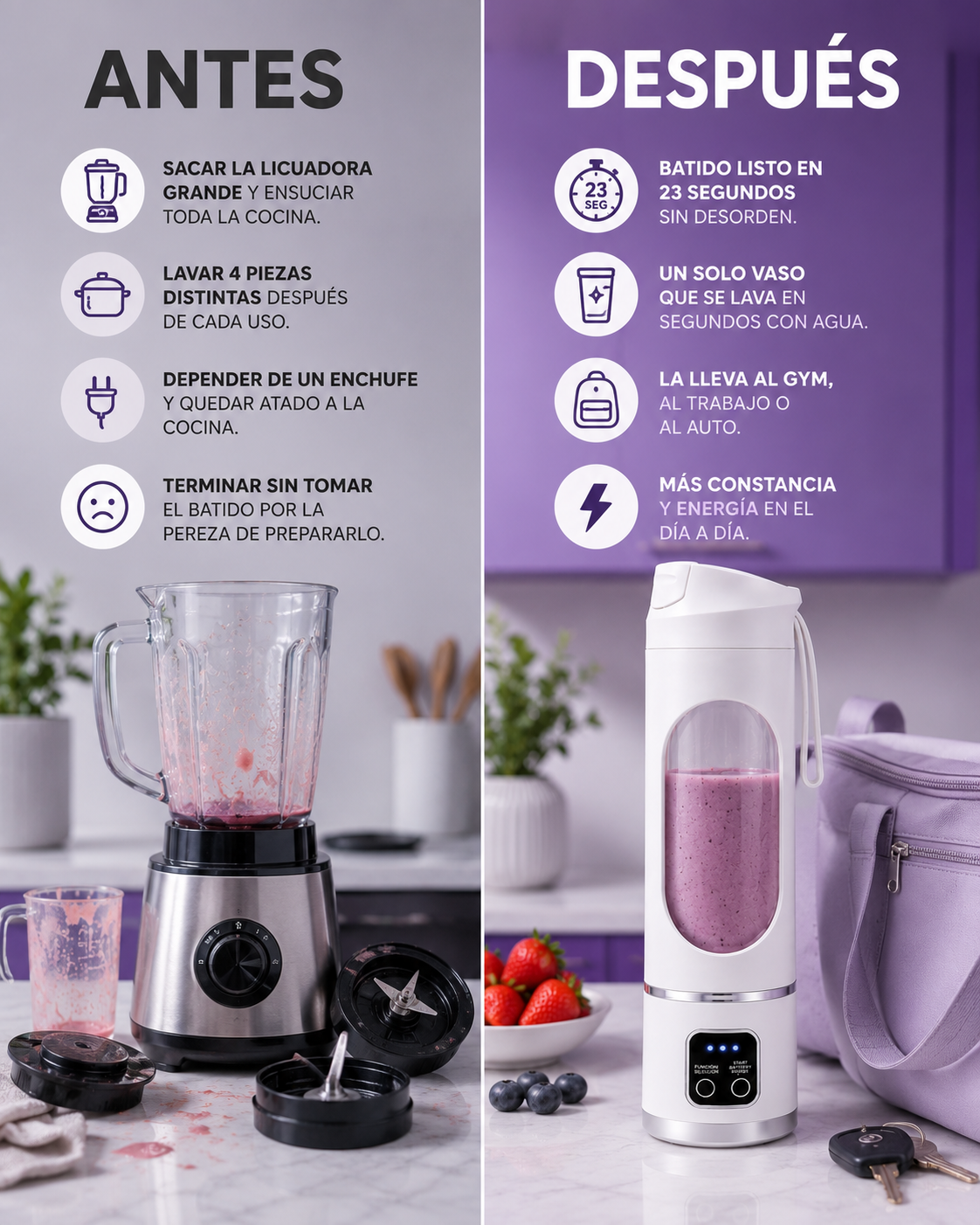 SnapBlend - Batido listo en segundos