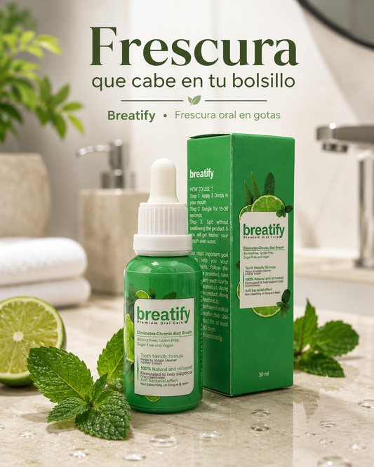 Breatify— Aliento fresco en 3 gotas