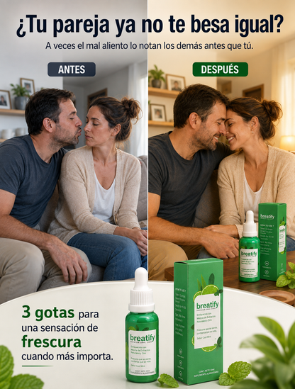 Breatify— Aliento fresco en 3 gotas