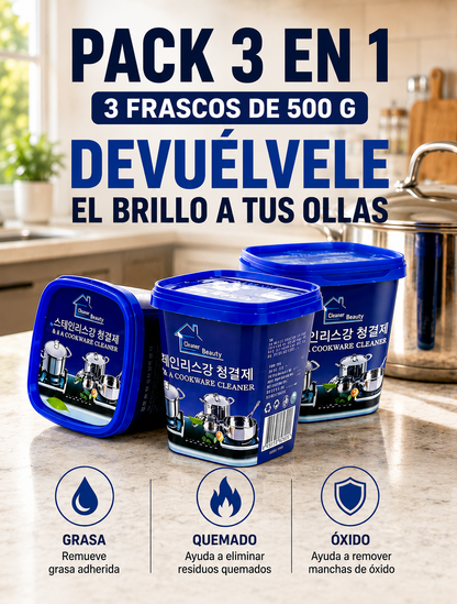 OllaBrilla — Ollas relucientes en minutos