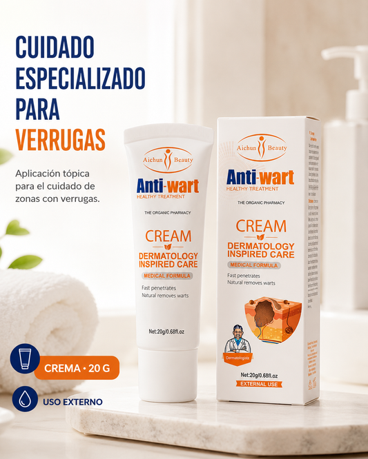 Anti Wart— Crema para Verrugas, tratadas desde casa