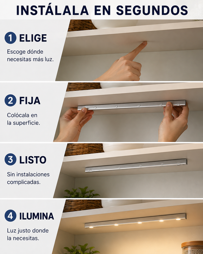 Barra Led Modern - con sensor 50cm
