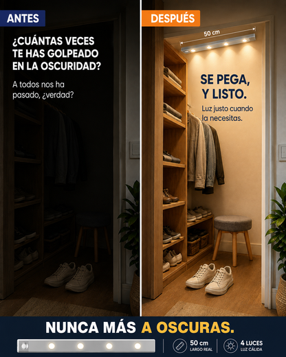 Barra Led Modern - con sensor 50cm