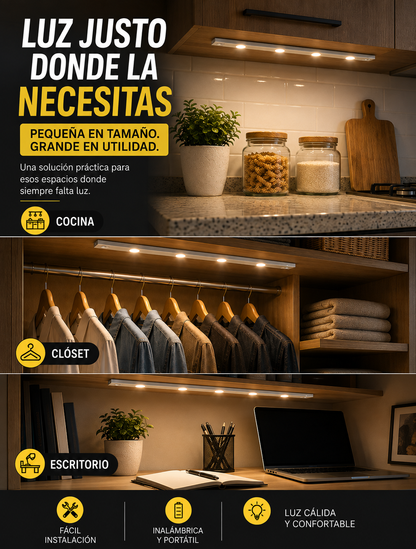 Barra Led Modern - con sensor 50cm