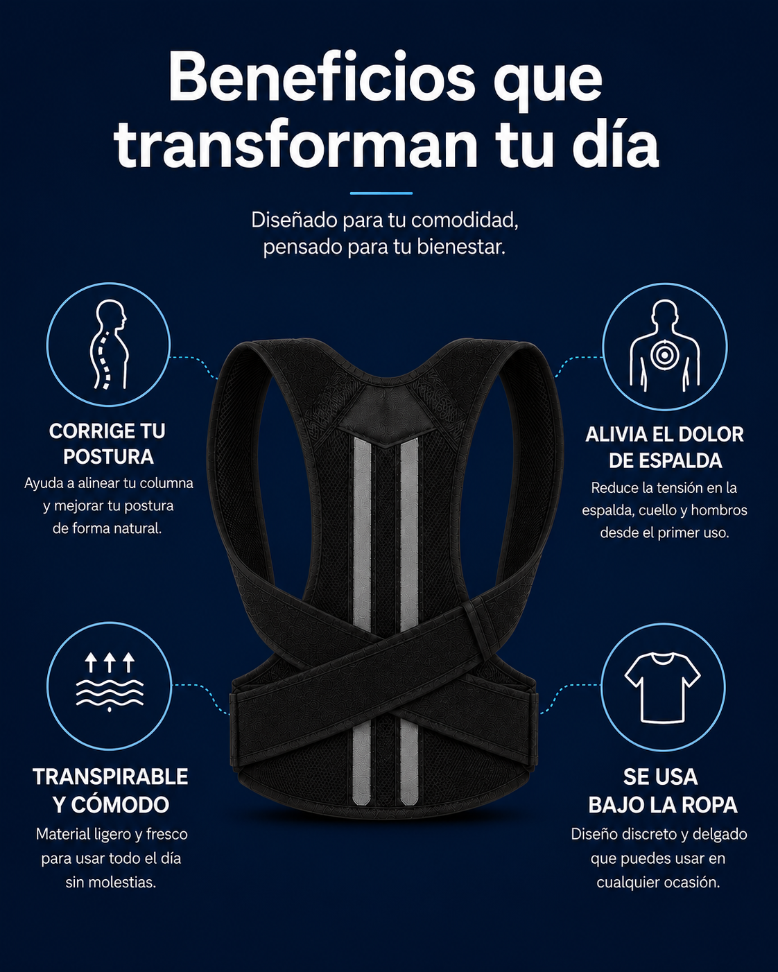 PosturaFlex – Espalda recta sin esfuerzo