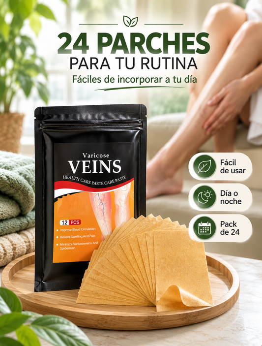 Pack 24 Parches Para Varices