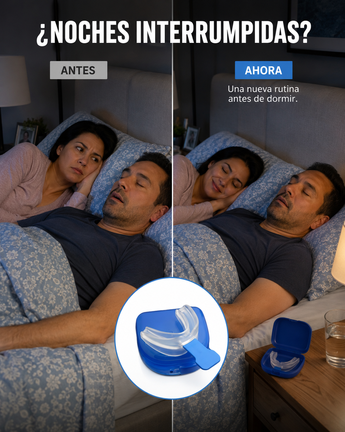 Placa Anti bruxismo y ronquido