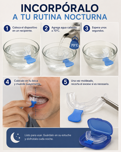 Placa Anti bruxismo y ronquido