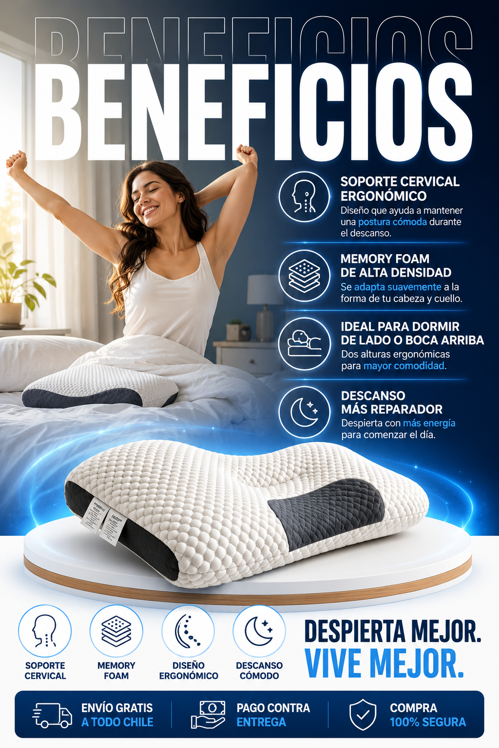 Almohada Cervical Ergonómica
