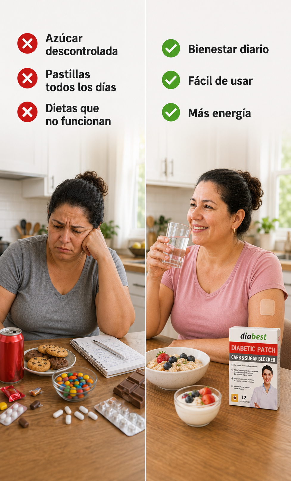 GlucoPatch™ — Bienestar diario sin complicaciones