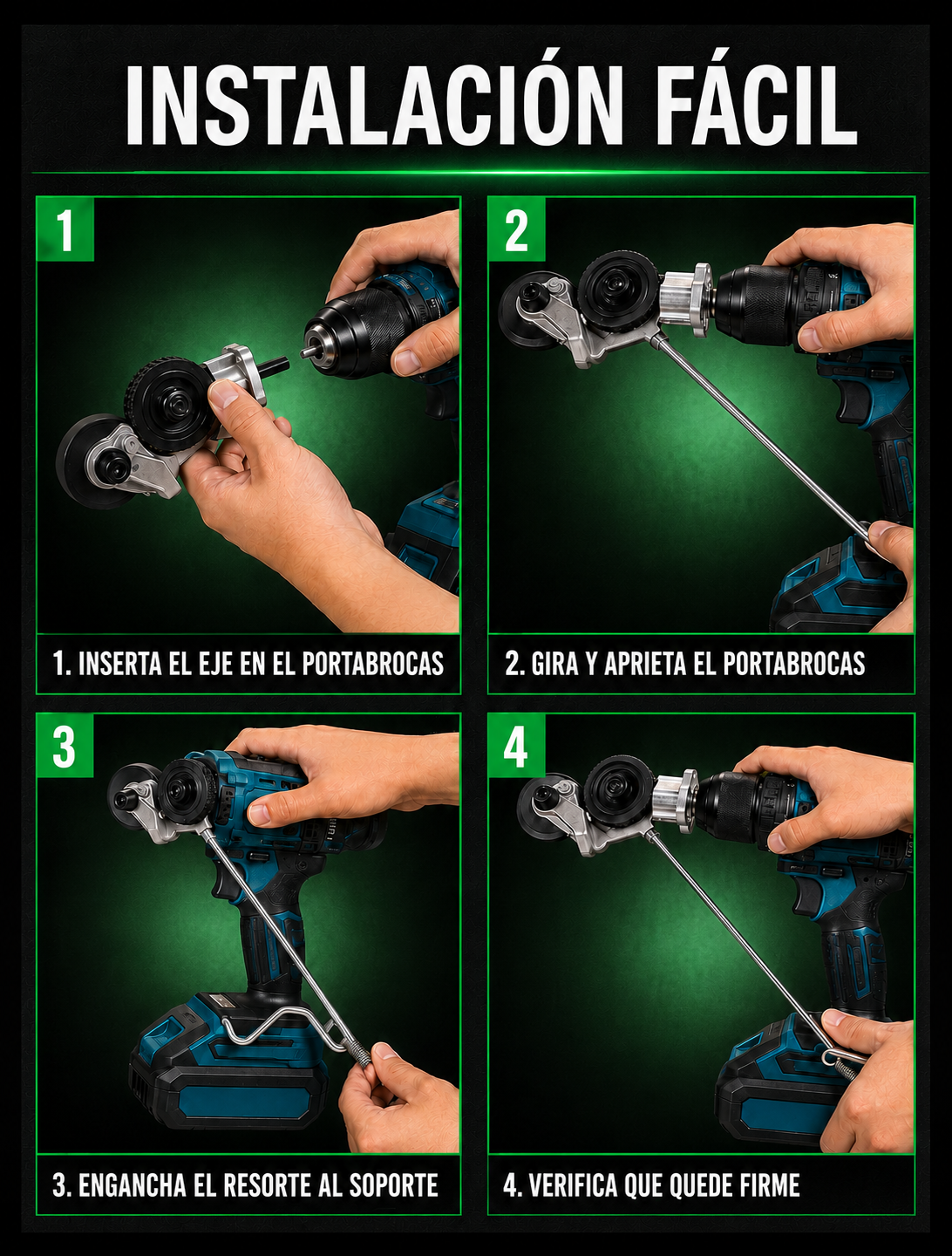 AdaptaCorte - Cortador de Placas para Taladro