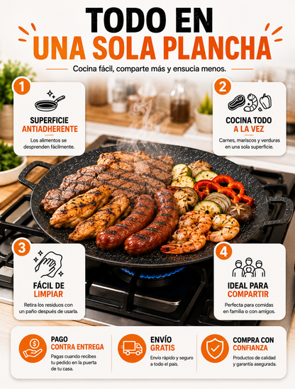 Plancha Coreana —  Sin humo, sin drama
