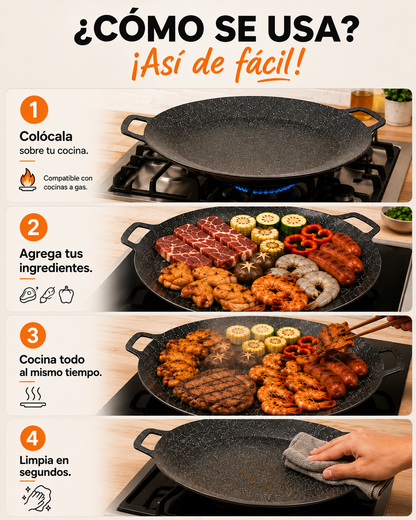 Plancha Coreana —  Sin humo, sin drama