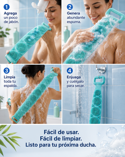 PuroBrush— El cepillo que llega hasta la espalda
