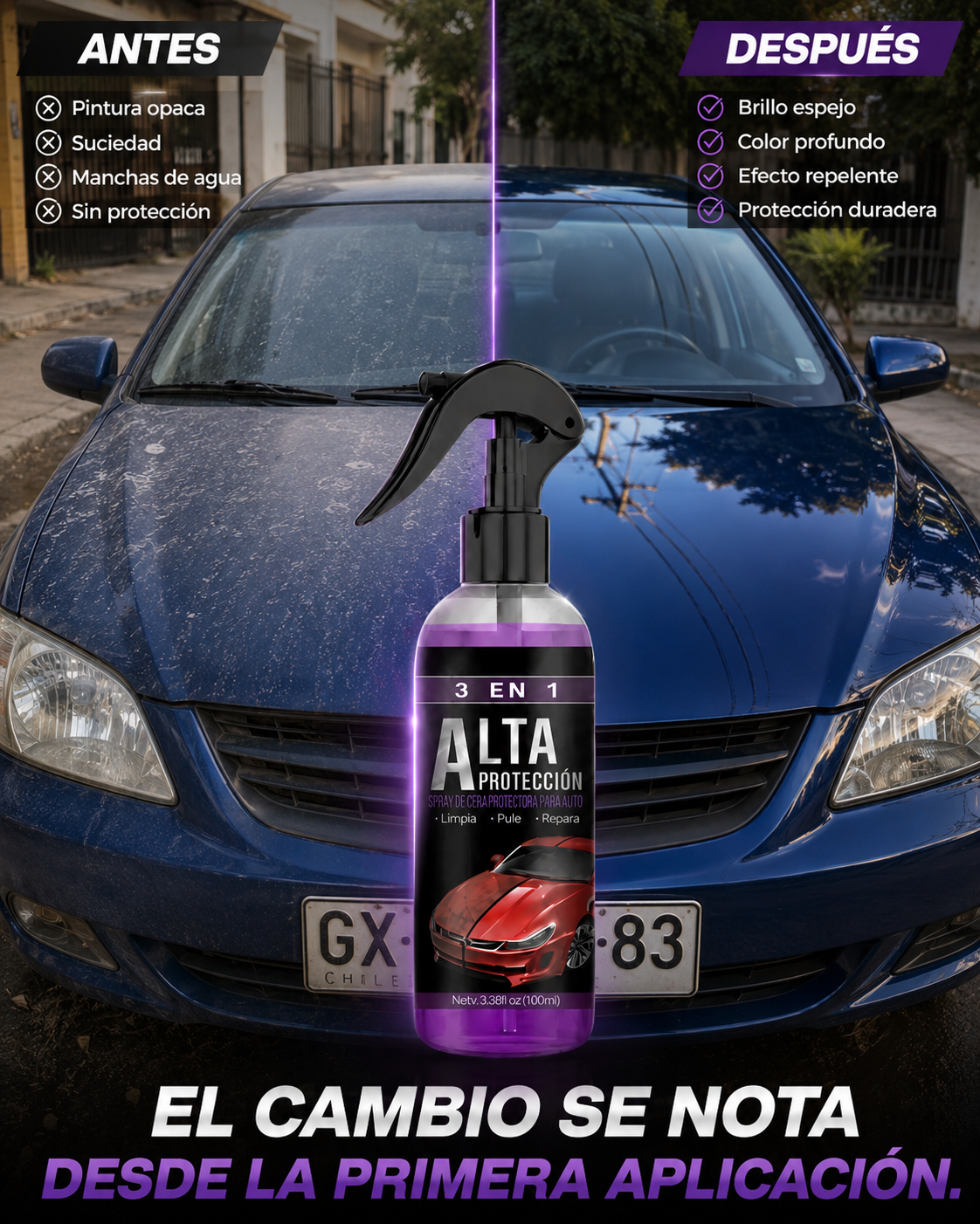 Protector Auto 3 En 1 Spray 150 ml