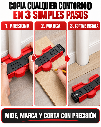ContornoExacto - Regla Marcadora de Contornos para Porcelanato