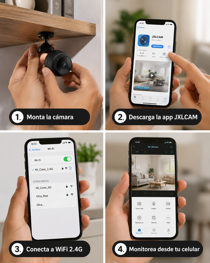 Mini Cámara Go PRO — Tu tranquilidad siempre conectada